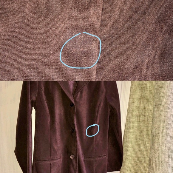 Vintage CLIO Jacket Petite Small Brown Women’s - Picture 8 of 12